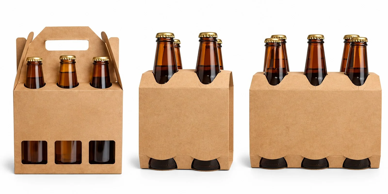 Packs kraft para cerveza artesanal