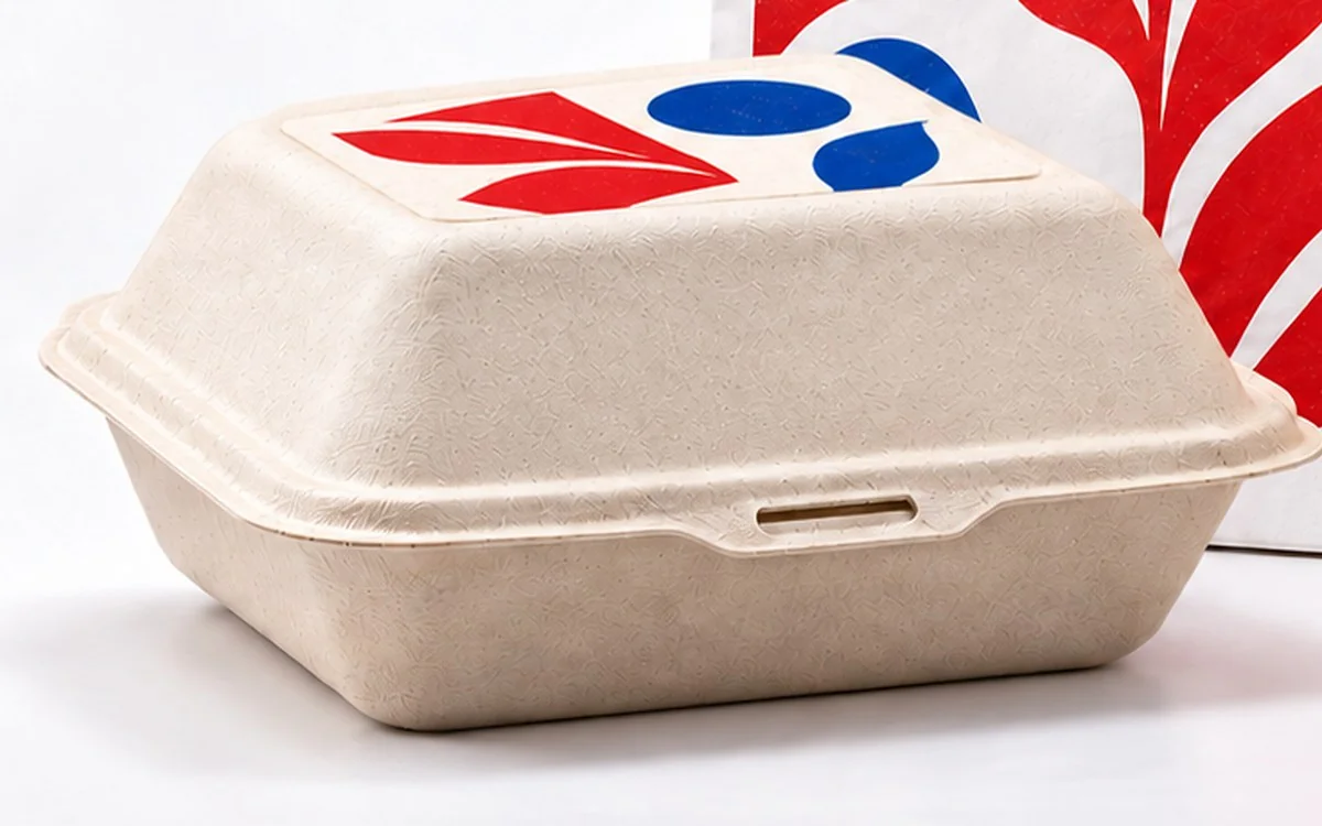 Envase compostable para delivery